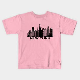 New York silhouette Kids T-Shirt